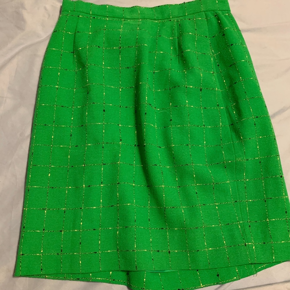 Green Knee Length Skity